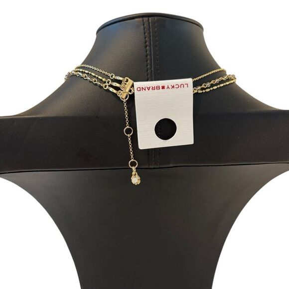 Heart Lock Charm Layer Necklace. - Picture 4 of 5